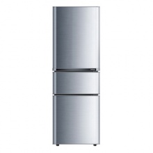 康佳（KONKA）192升 三门冰箱 家用小型 电冰箱 软冷冻室 节能保鲜 静音省电（银色）BCD-192MT