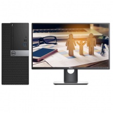 戴尔(DELL)台式电脑套机 OptiPlex 3050(I5-7500/4G/1T/DVDRW/DOS/大客户优先服务三年保修/23.8寸显示器)带键盘鼠标