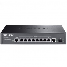 普联（TP-LINK）TL-SL5210 千兆上联三层8口百兆网管型宽带以太网交换机