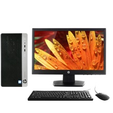 惠普（HP）HP ProDesk 400 G5 MT 台式电脑套机（I5-8500/4G/128+1TB/DVDRW/WIN 10/21.5寸显示器）