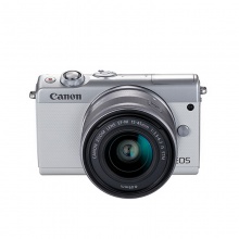 佳能（CANON）EOS M100微单反相机EF-M15-45套机M100 15-45+55-200 双镜头