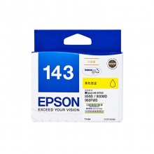 爱普生（EPSON）T1434 原装黄色墨盒 （适用WF7511/7521/7018/960FWD/900WD/85ND）