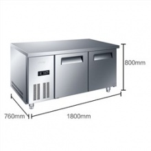 海尔 SP-430C2 厨房工作台1.8米冷藏保鲜不锈钢操作台