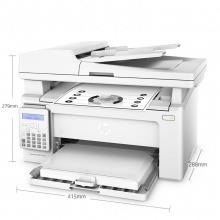 惠普（HP）M132fn激光打印机 打印复印扫描传真一体机