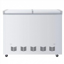 海尔 FCD-270SE 冰柜家用 冷藏冷冻商用双变温冷柜卧式冰箱白色