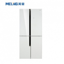 美菱（MeiLing） BCD-446WP9B 446升 智能变频 风冷无霜对开冰箱 白