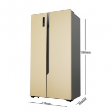 海信（Hisense） 536升对开门冰箱 风冷无霜 矢量变频节能纤薄BCD-536WTVBP琥珀金