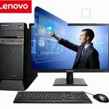 联想（Lenovo） 启天M415-D189 台式电脑（I5-7500/8G/1TB/无光驱/ 2G独显/DOS配21.5寸显示屏）黑色