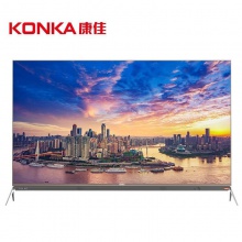 康佳（KONKA）LED55R1 55英寸 4K超高清变频技术HDR纯色硬屏平板电视机