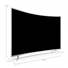 康佳（KONKA） LED55M1C 55英寸 电视机 4K超高清智能曲面电视 黄金曲率 影院级环绕式临场体验