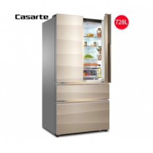 卡萨帝（Casarte）豪华 728升大家庭变频四温多循环节能静单法式多门冰箱 BCD-728WDCA