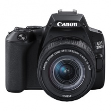 佳能数码相机（Canon）EOS 200D II 200D2 迷你单反相机 数码相机（EF-S18-55mm f/4-5.6 IS STM）黑色 Vlog相机视频