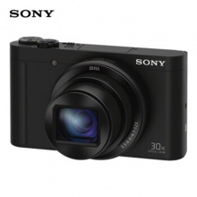 索尼（SONY）DSC-WX500 数码相机 黑色 1820万有效像素 3英寸翻转屏 30倍光学变焦 黑色